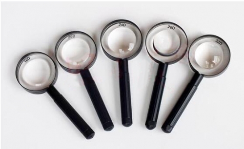 handheld magnifier with metalhandle